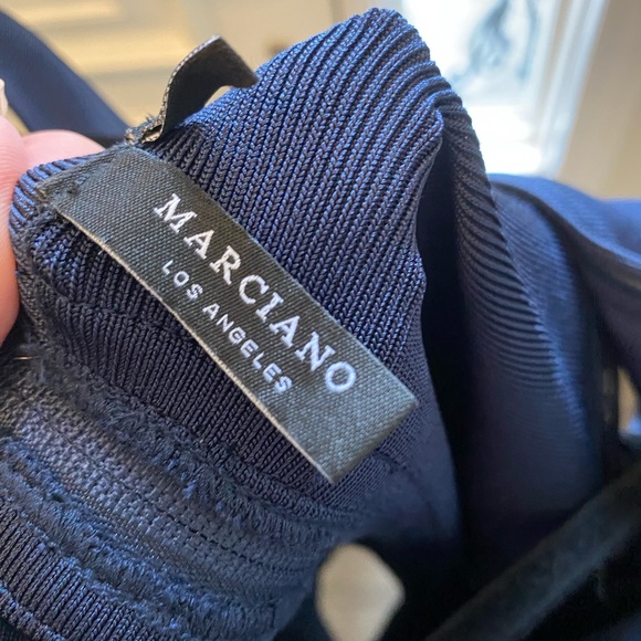 Marciano Stunning thigh high stretch navy blue dress. Excellent quality. - Picture 4 of 8